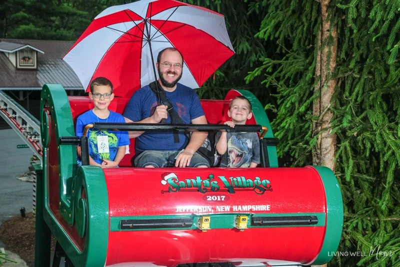 16 Reasons Why You Need to Take Your Family to Santa's Village in Jefferson, NH - from meeting Santa himself to feeding his reindeer, fun roller coasters and an awesome watermark, Santa's Village is an amazing family attraction the whole family will love!