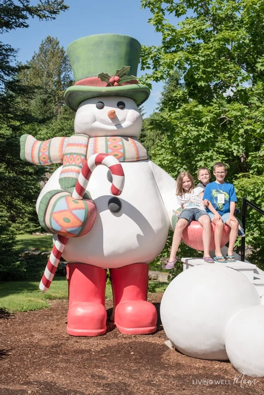 16 Reasons Why You Need to Take Your Family to Santa's Village in Jefferson, NH - from meeting Santa himself to feeding his reindeer, fun roller coasters and an awesome watermark, Santa's Village is an amazing family attraction the whole family will love!