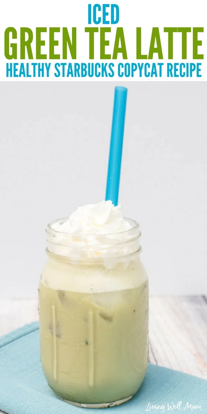 Love Starbucks iced green tea latte, but dislike the price and excess sugar? Try this light and creamy Healthy Copycat Iced Green Tea Latte recipe! With matcha green tea for a natural energy boost, almond milk, and natural sweetener, this homemade version takes just 2 minutes to whip up and is dairy-free, soy-free, refined sugar-free, and far cheaper!