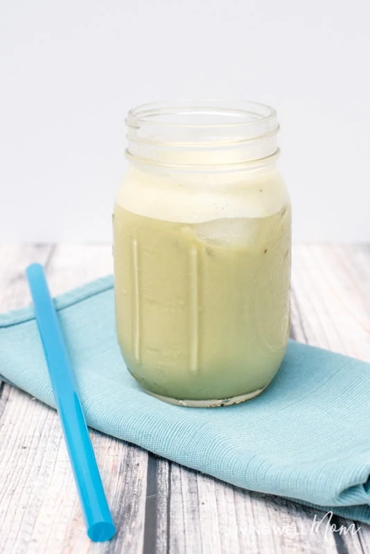 Love Starbucks iced green tea latte, but dislike the price and excess sugar? Try this light and creamy Healthy Copycat Iced Green Tea Latte recipe! With matcha green tea, almond milk, and natural sweetener, this homemade version takes just 2 minutes to whip up and is dairy-free, soy-free, refined sugar-free, and far cheaper!