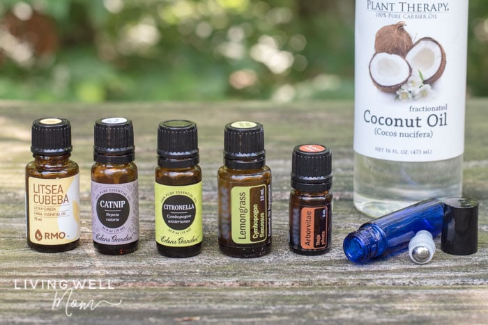 essential oils to keep mosquitoes away with a roller bottle