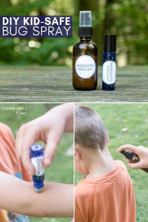 Réception de spray anti-moustiques DIY sans danger pour les enfants avec des huiles essentielles