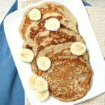 With 2 eggs and 1 banana, these quick-and-easy pancakes are naturally gluten-free, dairy-free, and Paleo-friendly. The bananas add natural sweetness while the eggs give you a nice amount of protein that will keep your family satisfied longer than typical pancake recipes. This breakfast is both kid-friendly and mom-approved!