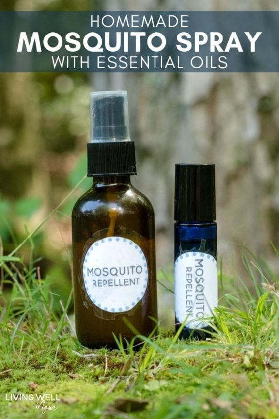 Homemade Mosquito Repellent Spray With Essential Oils Roll On,Blue Brown White Color Scheme
