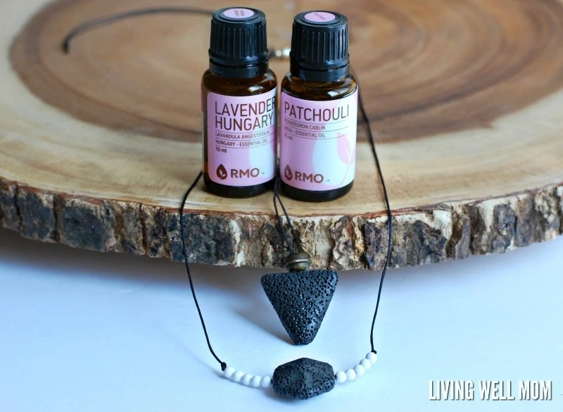 How to make a DIY essential oil necklace your kids will love! This simple homemade idea has designs for both boys and girls and is a great way for them to carry their favorite essential oil with them throughout the day!