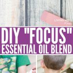 This simple DIY "Focus" essential oil blend has done wonders for helping my kids focus, concentrate and not stress during school. I'm pretty sure their teachers love it too! This is all-natural and easy to make, plus it's great for ADD, ADHD, and autism.
