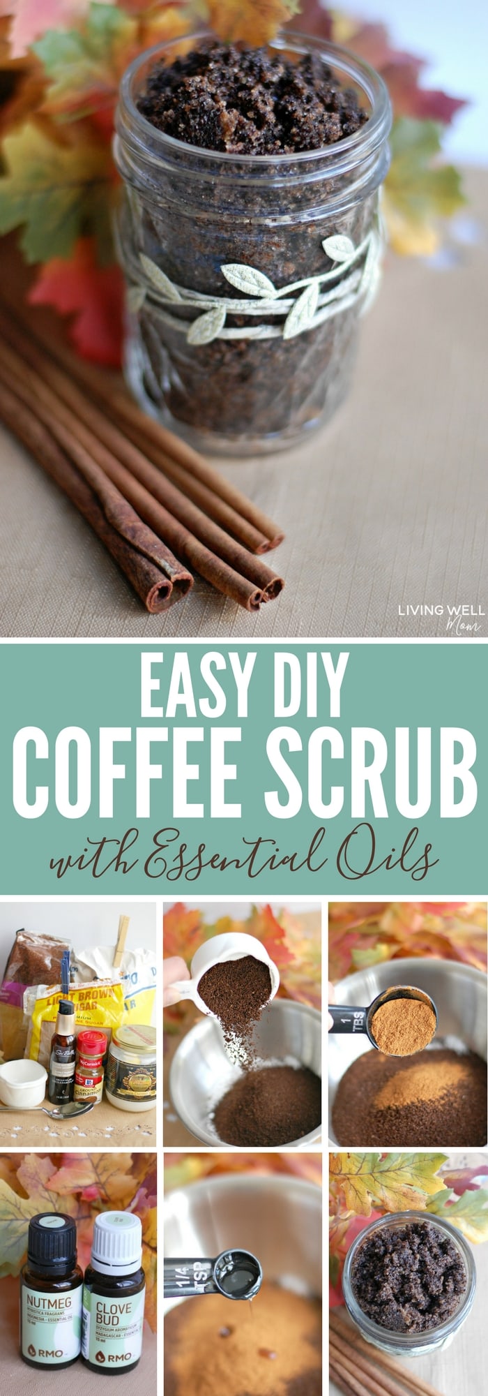 Easy DIY Coffee Scrub with Essential Oils