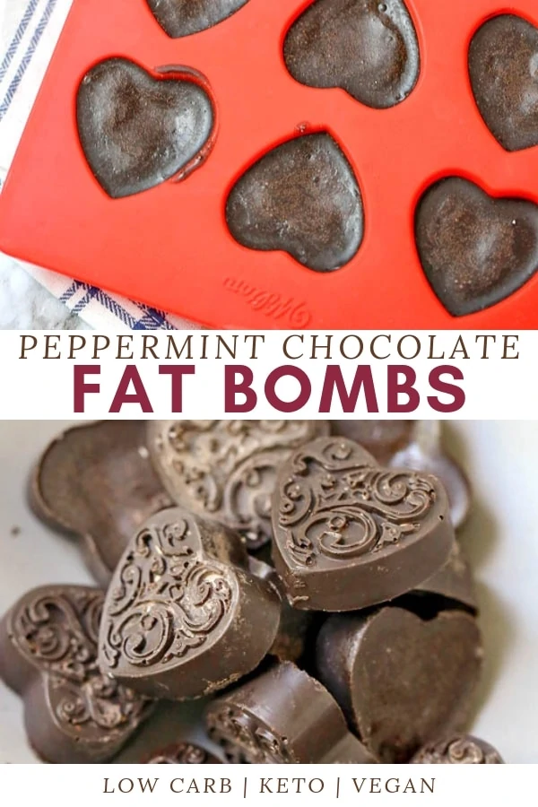 This delicious low carb, high fat dessert is perfect if you’re on the ketogenic diet or simply trying to eat healthy. With 4-ingredients, Chocolate Peppermint Fat bombs is a quick snack idea too. #fatbombs #ketorecipes #lowcarb