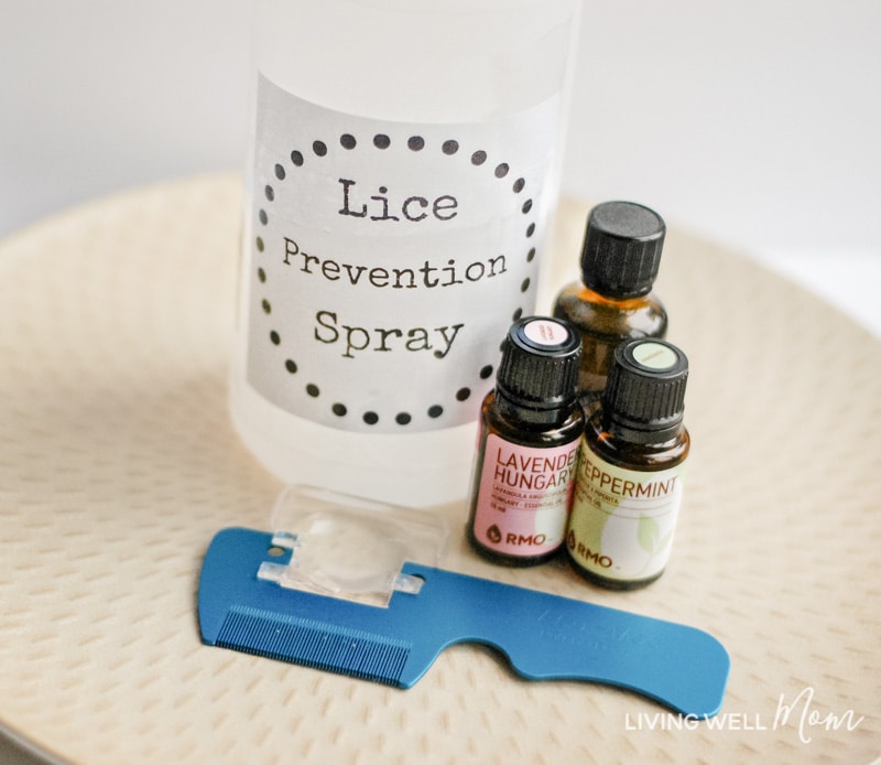 Lice Prevention Spray with Essential Oils