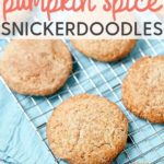gluten-free pumpkin spice snickerdoodles cookies