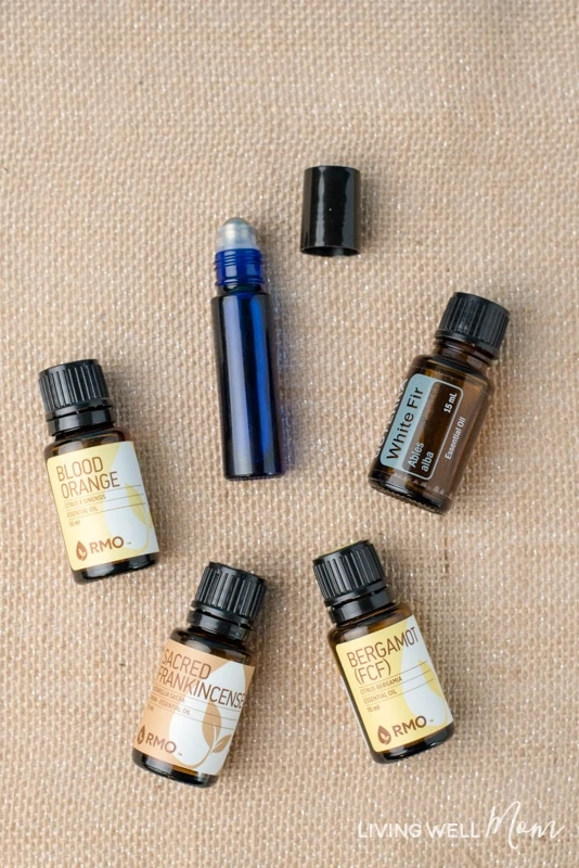 This Holiday Calming Essential Oil Blend can bring back the joy this Christmas. It may help uplift your mood, reduce stress levels, relax, and improve brain fog. (Moms love it!) Get the easy DIY blend here...