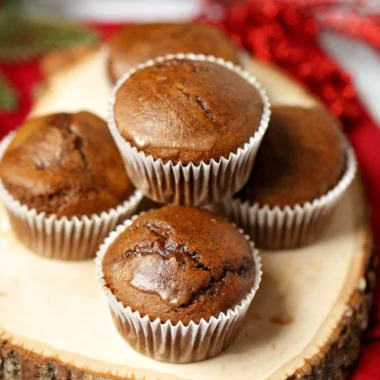 Moist and packed with gingerbread spices, this Gluten-Free Gingerbread Muffins recipe is quick and easy to make and will quickly become a favorite with the whole family. The light coconut butter glaze adds a delicious finishing touch, though these muffins are delicious without the glaze. Dairy-free, gluten-free, refined sugar free.
