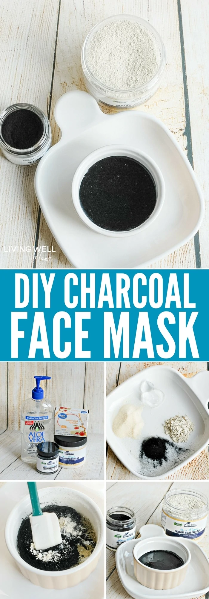 How to make an easy DIY charcoal face mask - using all-natural ingredients, this simple homemade mask is a great, easy way to pamper yourself.