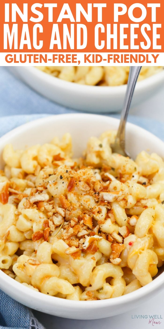 Gluten-Free Homemade Instant Pot Mac and Cheese (Kid-Friendly)