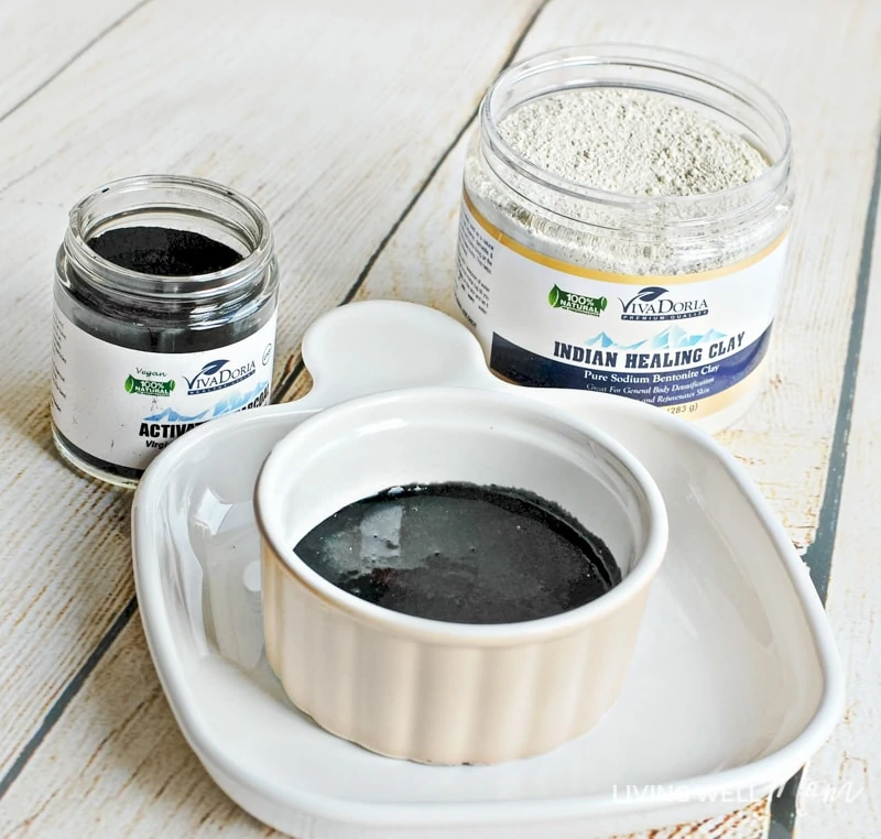 How to make an easy DIY charcoal face mask - using all-natural ingredients, this simple homemade mask is a great, easy way to pamper yourself.