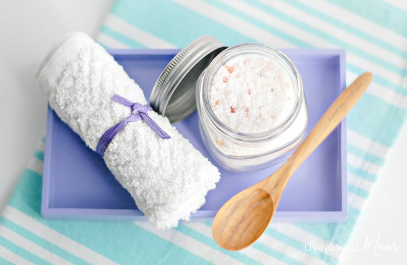 homemade bath salts with essential oils