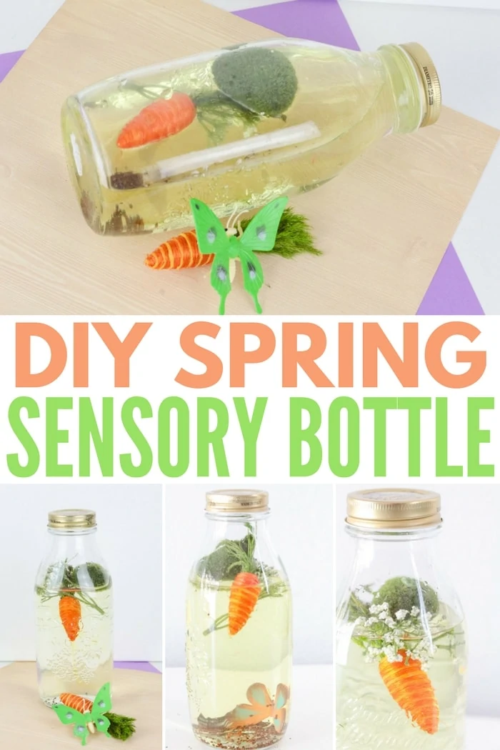 DIY Spring Sensory Bottle Activity