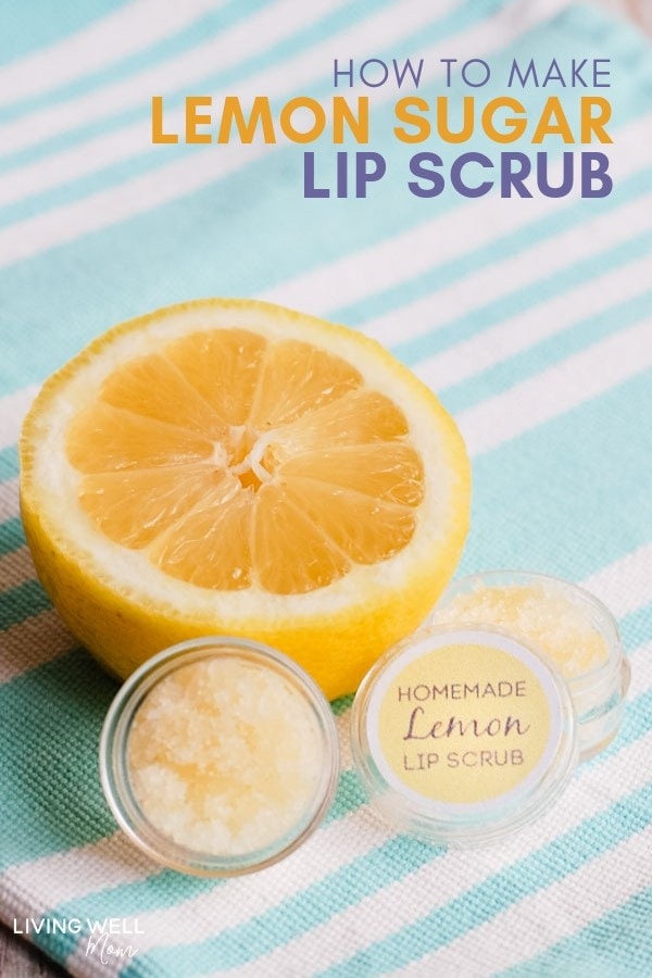 homemade exfoliating lip scrub