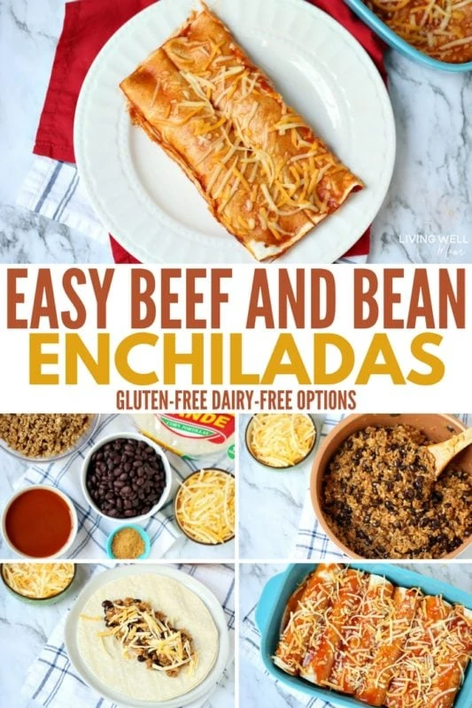 beef and bean enchiladas recipe
