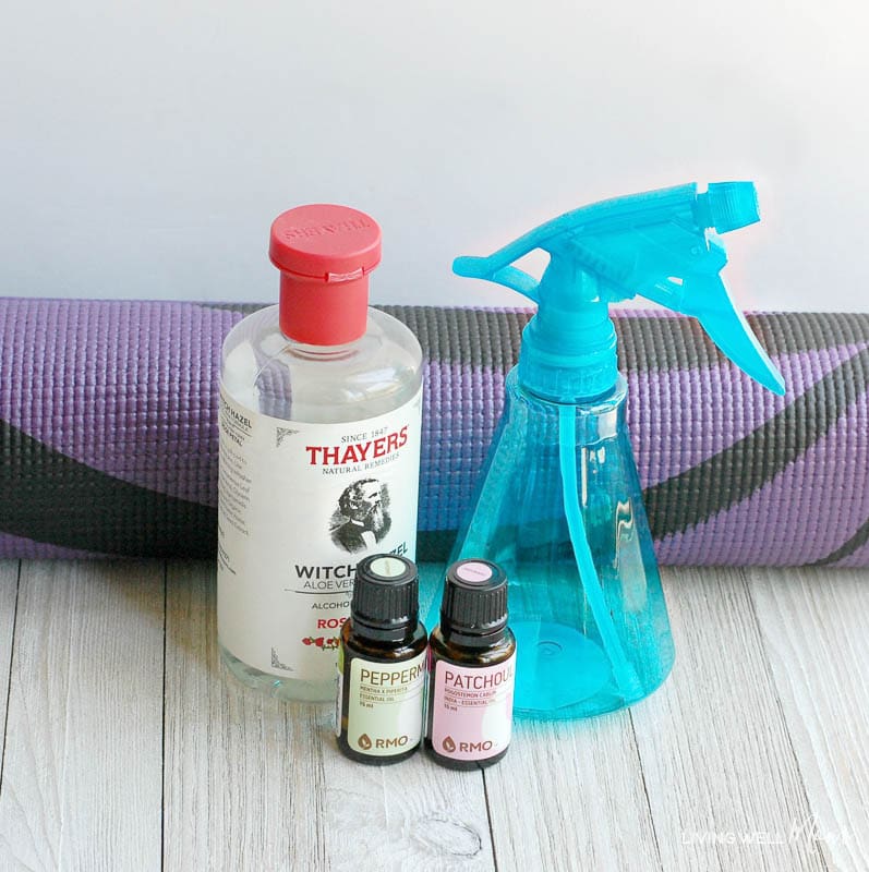 Ingredients for DIY Yoga Mat Spray