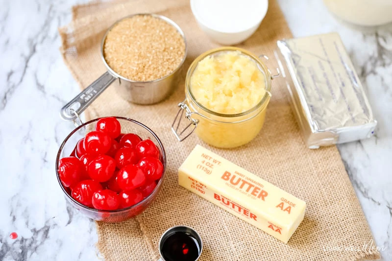 ingredients for Gluten-free Pina Colada cupcakes 