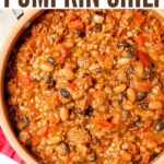 hearty easy one-pot pumpkin chili recipe easy dinner
