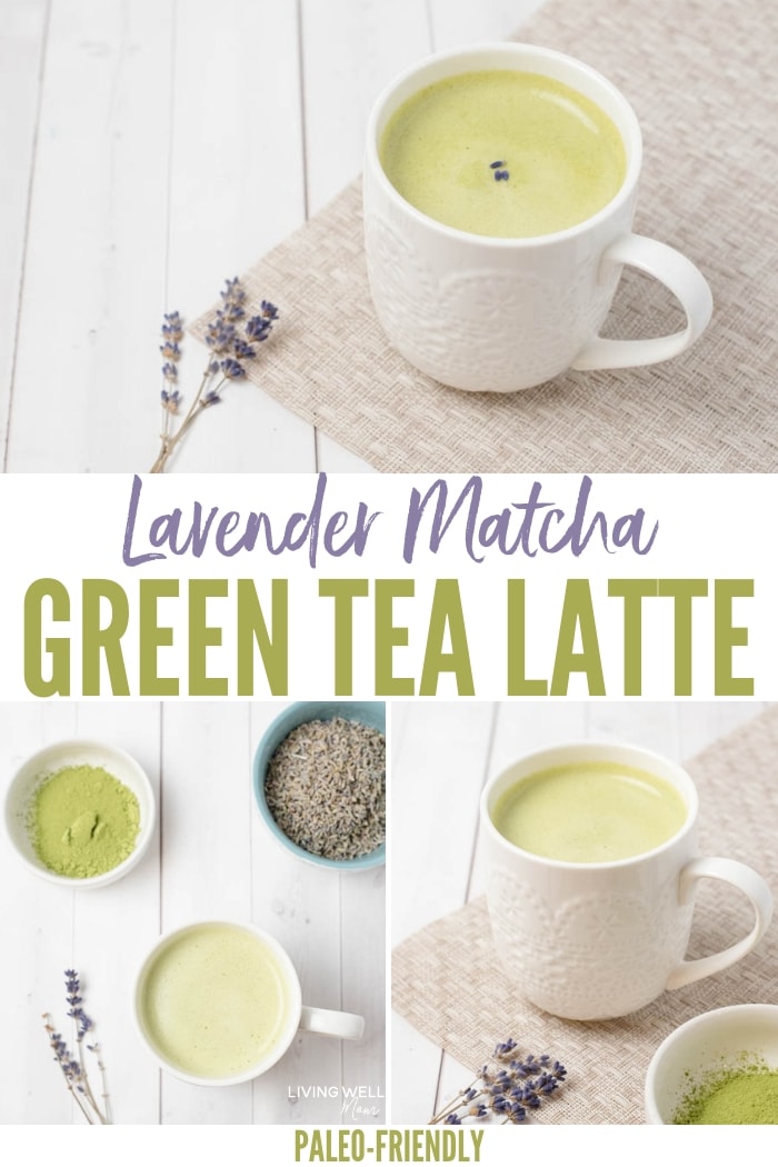 Lavender Matcha Green tea Latte