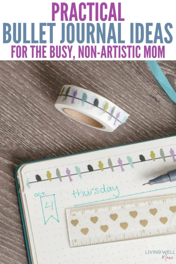 journal ideas for non-artistic mom