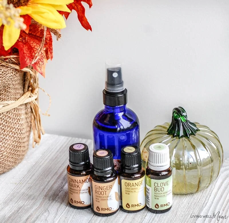 DIY Air Freshener with Fall Essential Oils - Living Well Mom