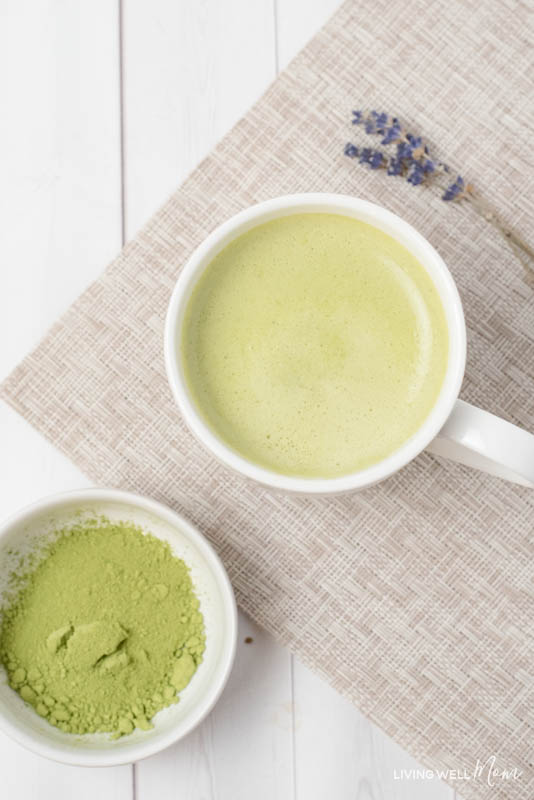 Lavender Matcha Green tea Latte