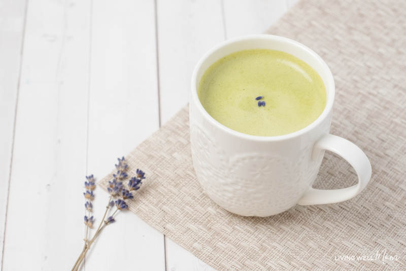 Lavender Matcha Green tea Latte