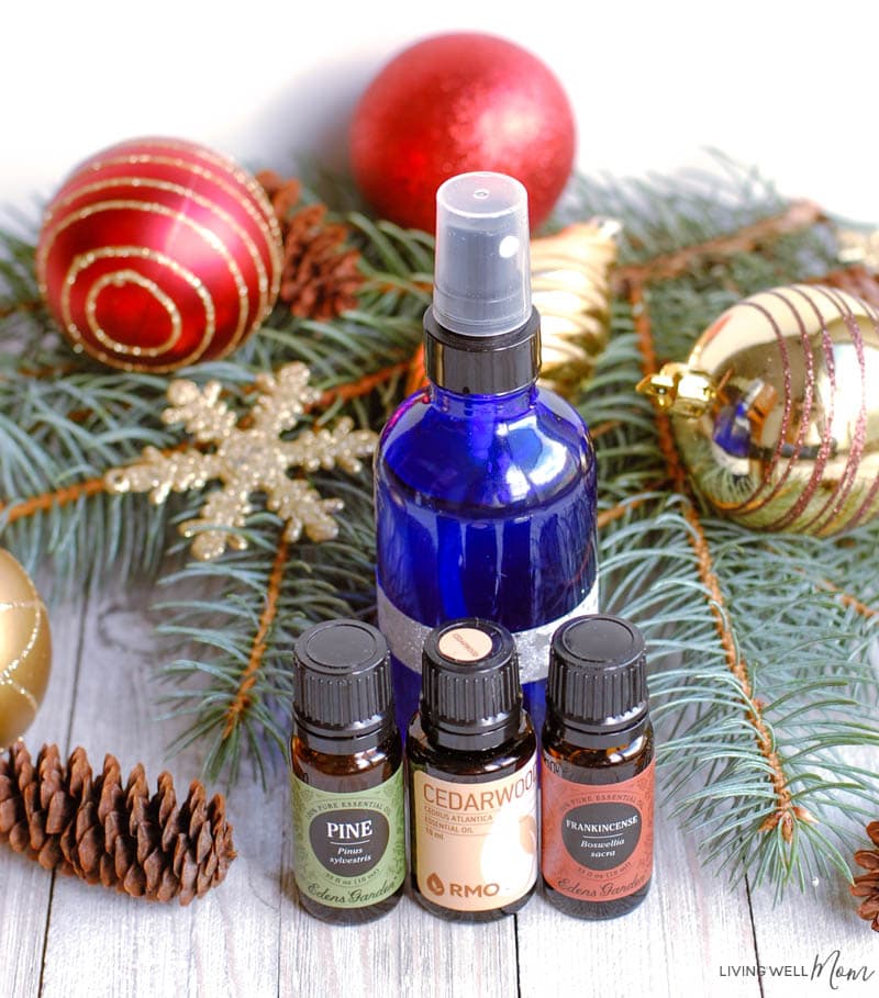 DIY Air Freshener with Christmas Essential Oils - Living Well Mom