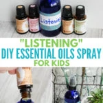 Listening DIY Essential Oil Spray for Kids recipe