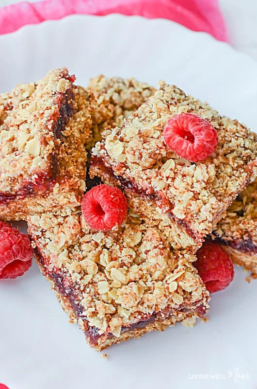 Gluten free raspberry crumble bars recipe