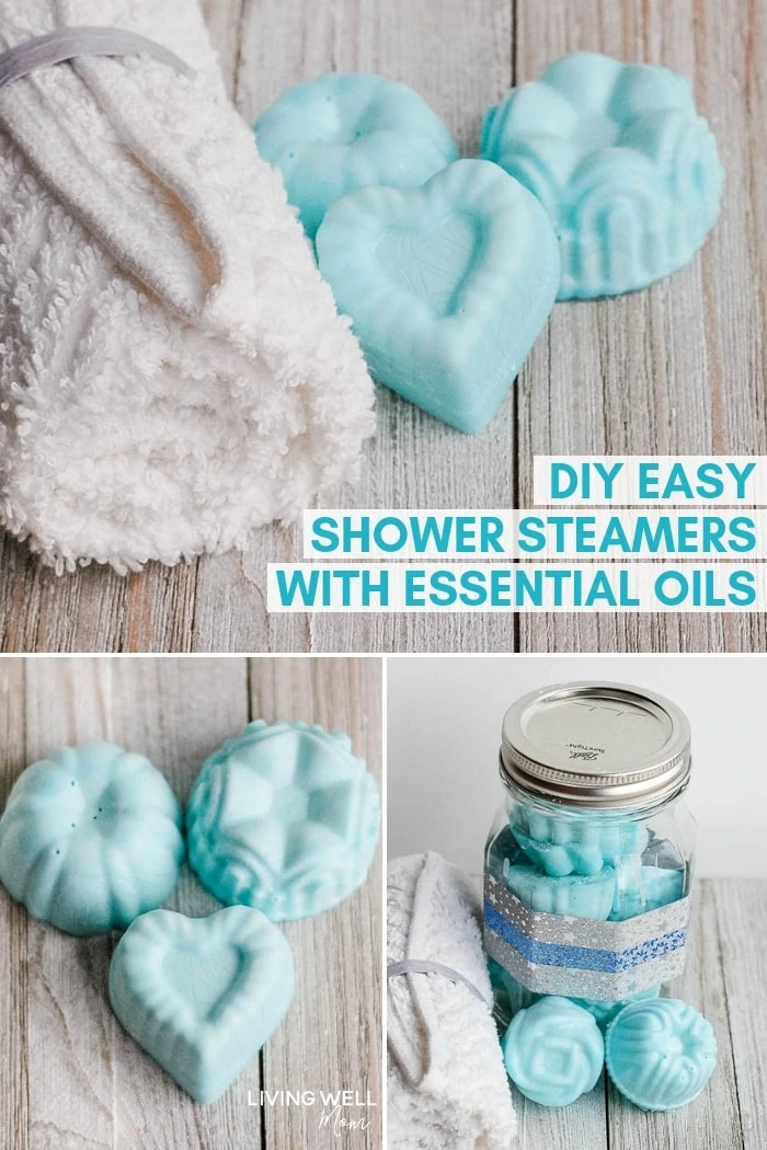 diy shower steamers with essential oils