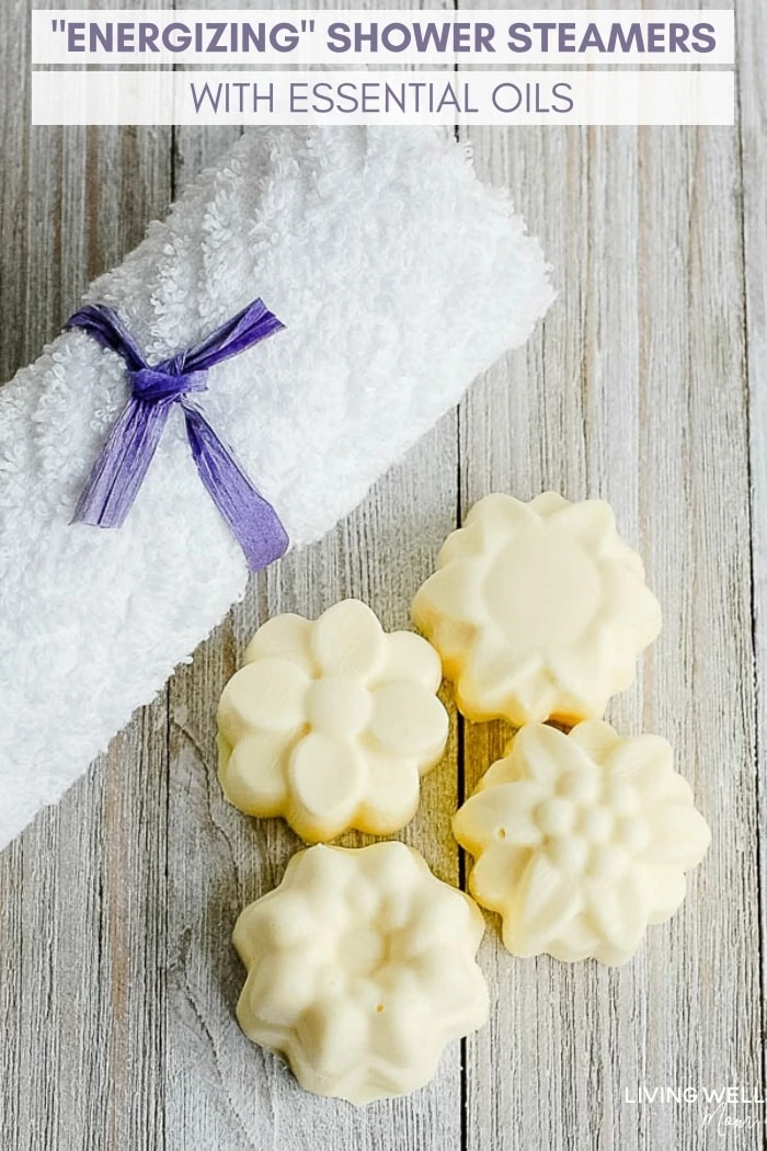 energizing homemade shower steamers with essential oils