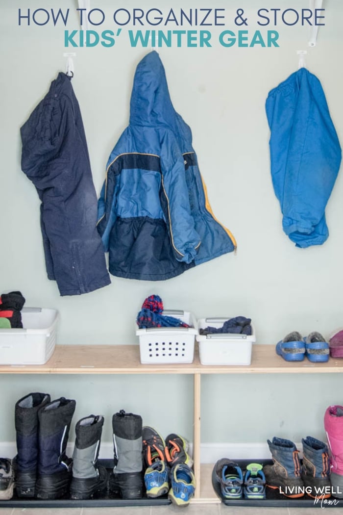 How to Organize & Store Kids’ Winter Gear