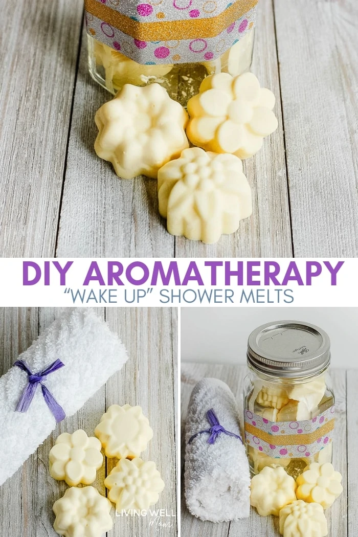 wake up DIY aromatherapy shower steamers