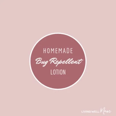 homemade bug repellent lotion label