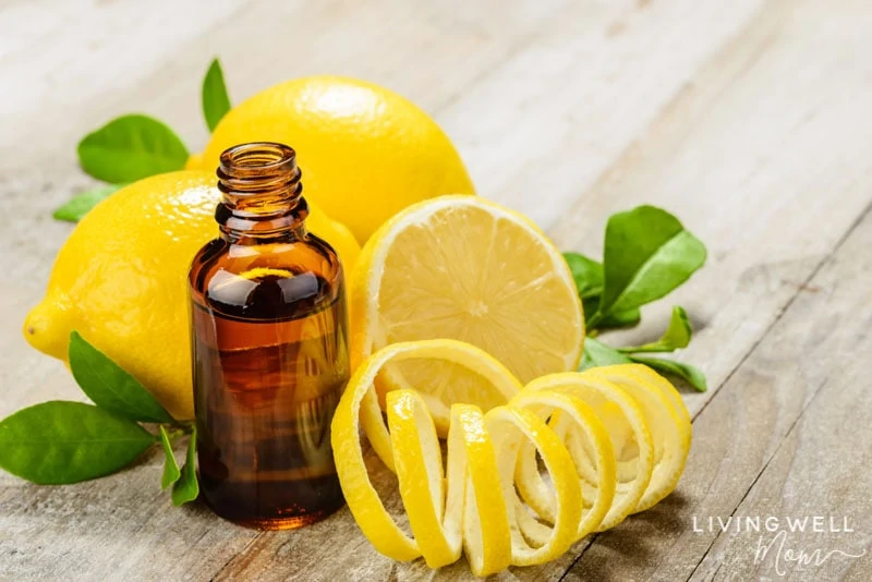 lemon essential oil to help with allergy symptoms