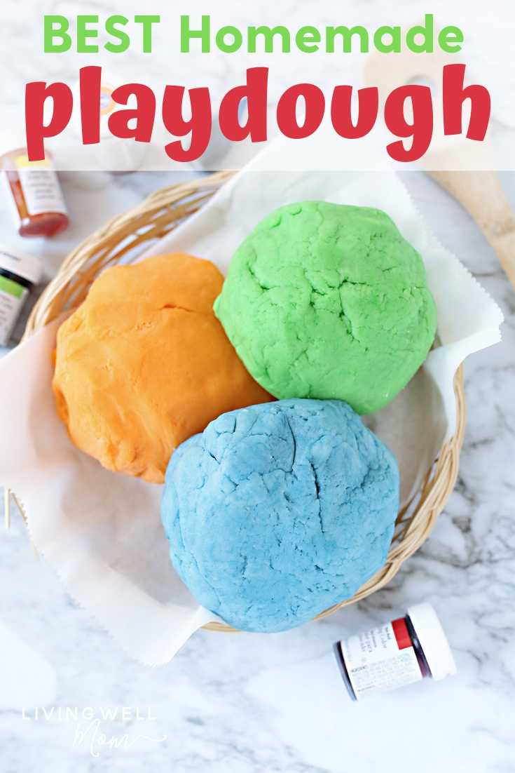 The Easiest Homemade Playdough Recipe {Lasts for Months!}