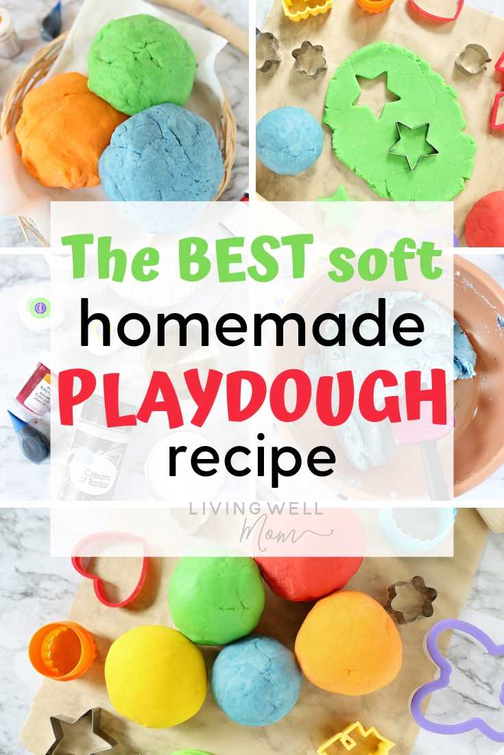 The Easiest Homemade Playdough Recipe {Lasts For Months!}