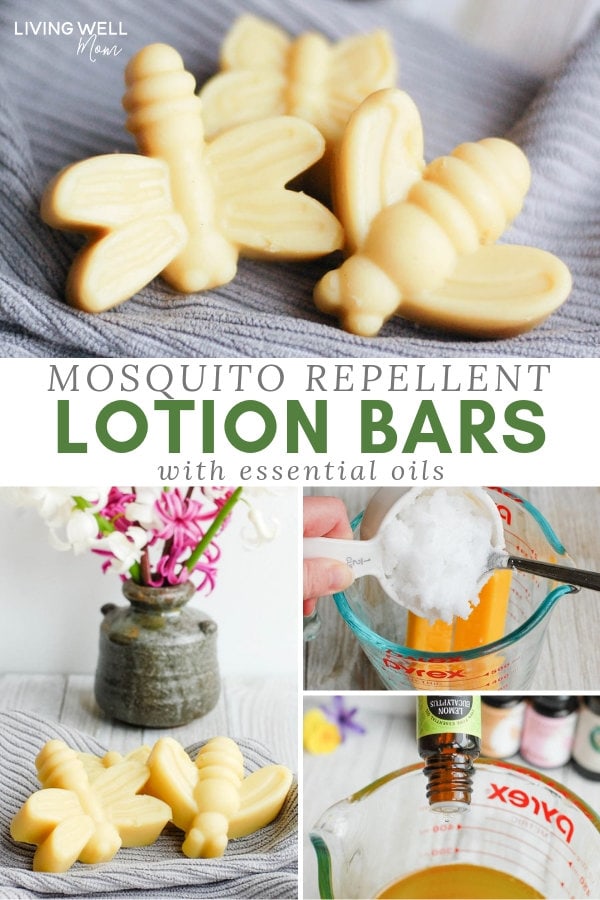 Mosquito Repellent Lotion Bars with Essential Oils