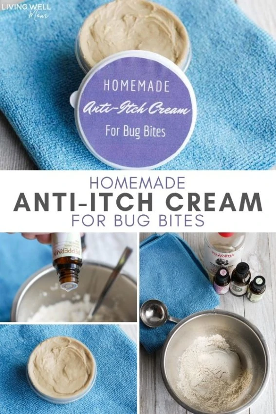 Recipe for Homemade Anti-Itch Cream for Bug Bites.