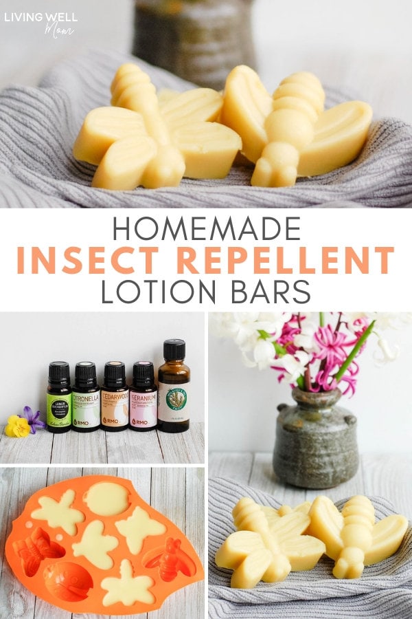 Homemade Insect Repellent Lotion Bars