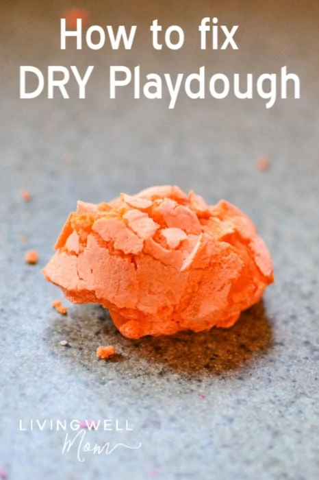 A lump of dried out orange playdough.