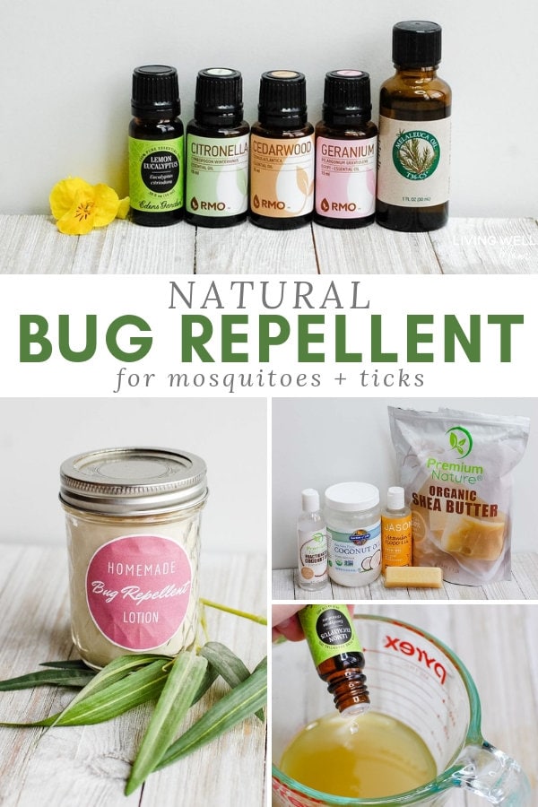 All-Natural Homemade Bug Repellent Lotion - Living Well Mom