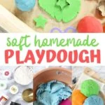 soft homemade playdough