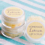 homemade lemon sugar lip scrub