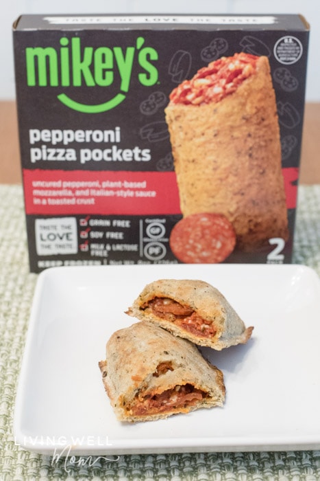 mikey's pepperoni pizza pockets gluten-free lunch